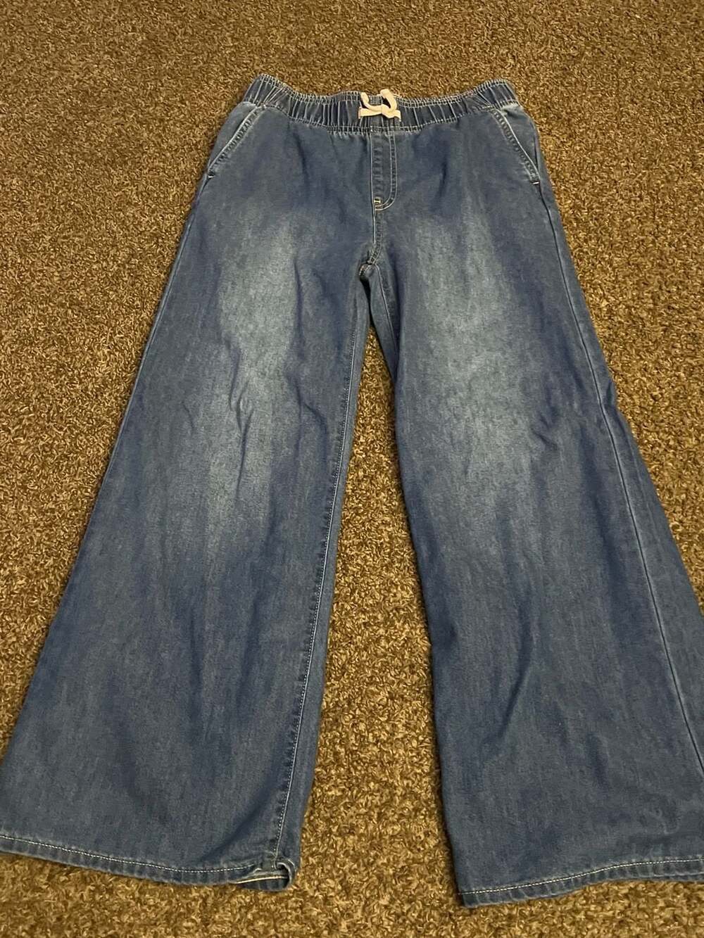 Old Navy High-Rise Baggy Elastic Waist Jeans XL (14-16)